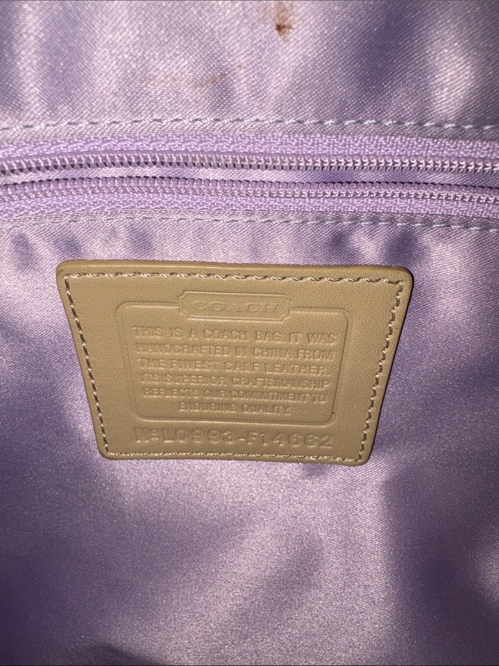 Vintage Coach Leah tote. Y2K - Picture 6 of 6